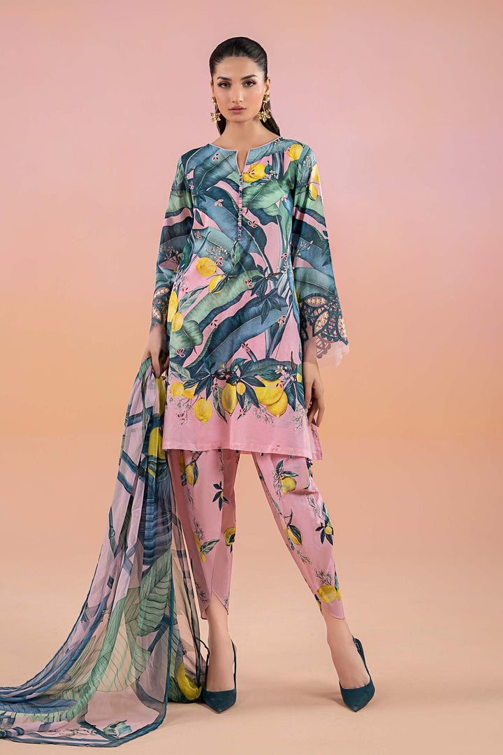 3 Piece Printed Lawn Suit | MPS-2503-B All Products MS2503B-SML-00B