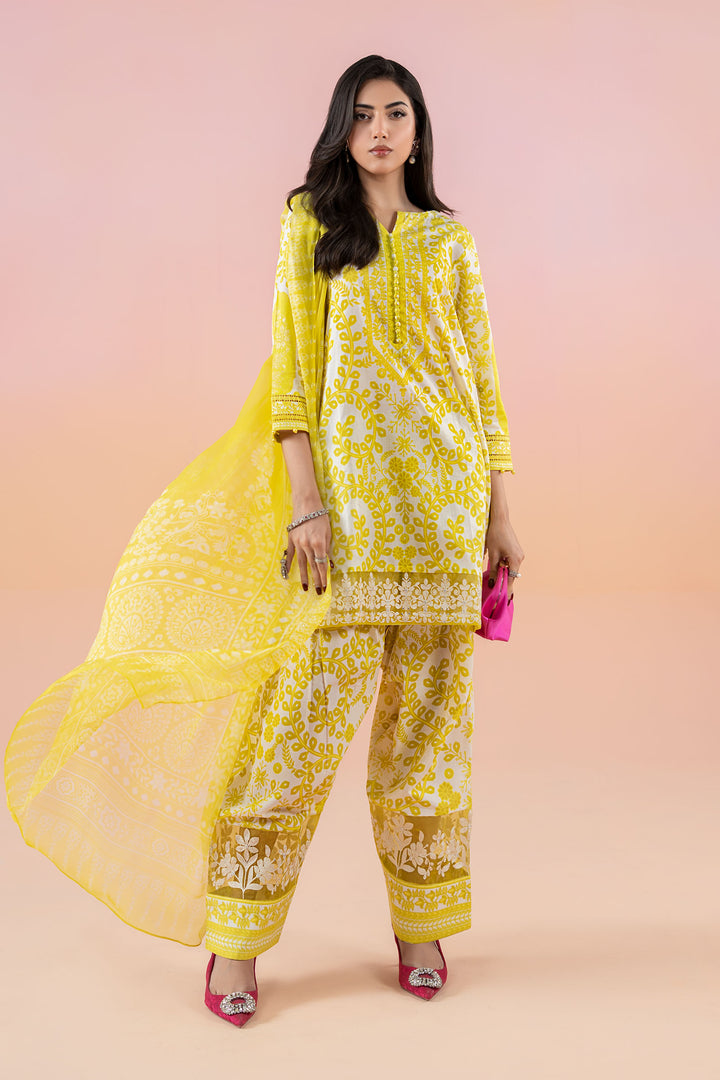 3 Piece Printed Lawn Suit | MPS-2504-A All Products MS2504A-SML-00A