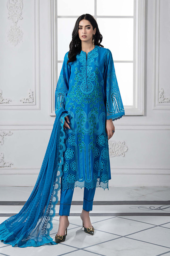 3 Piece Embroidered Lawn Suit | DS-2503-B All Products DS2503B-SML-00B