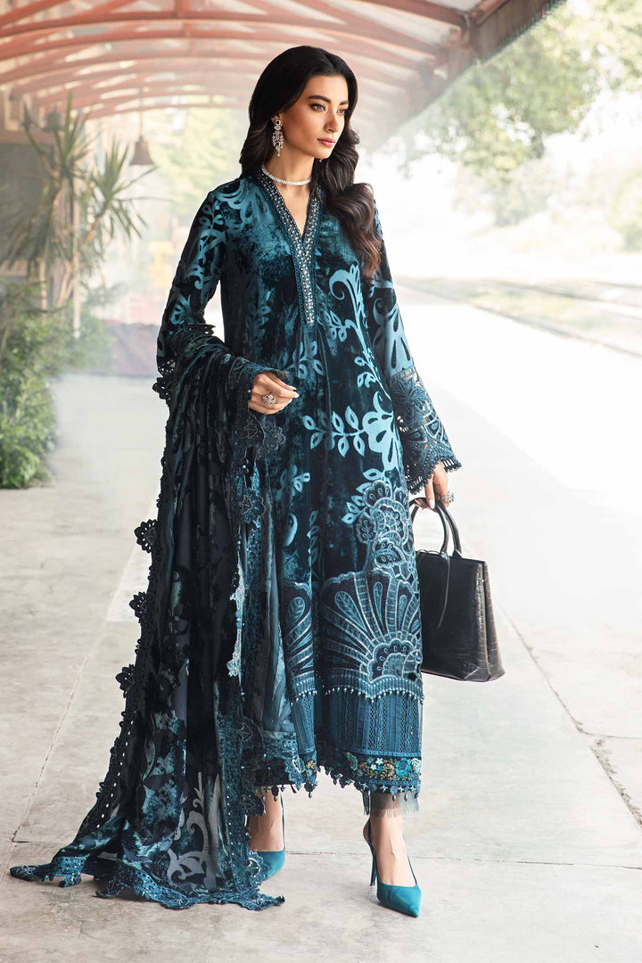 3 Piece Unstitched Embroidered Palachi Suit | DL-1203 Winter Luxe DL01203-999-TEL