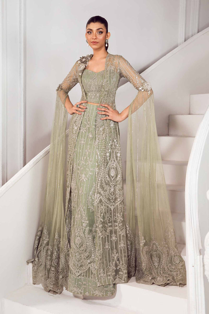 Embroidered Poly Net Fabric (1Pc) | LF-701 All Products LF0701S-OLN-PHO