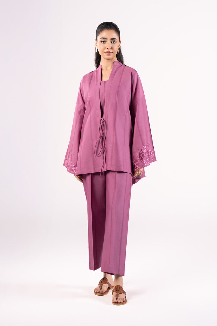 2 Pc Dyed Textured Cotton Suit  MBCS185-ESM-MUE