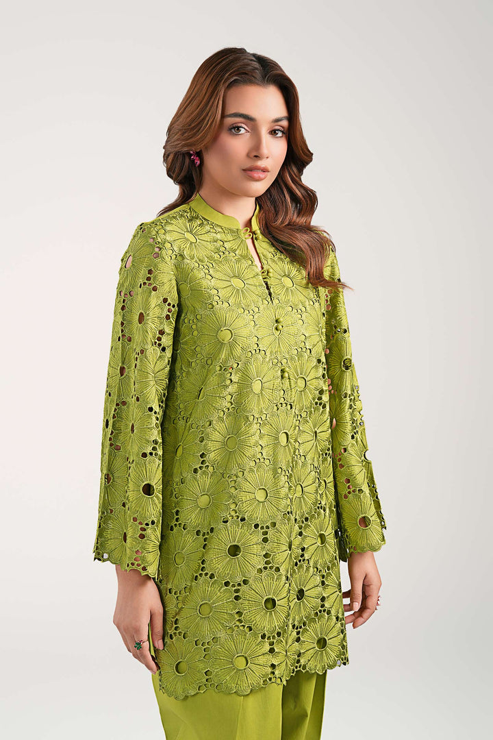 2 Pc Embroidered Lawn Suit  MBC200B-ESM-LGN