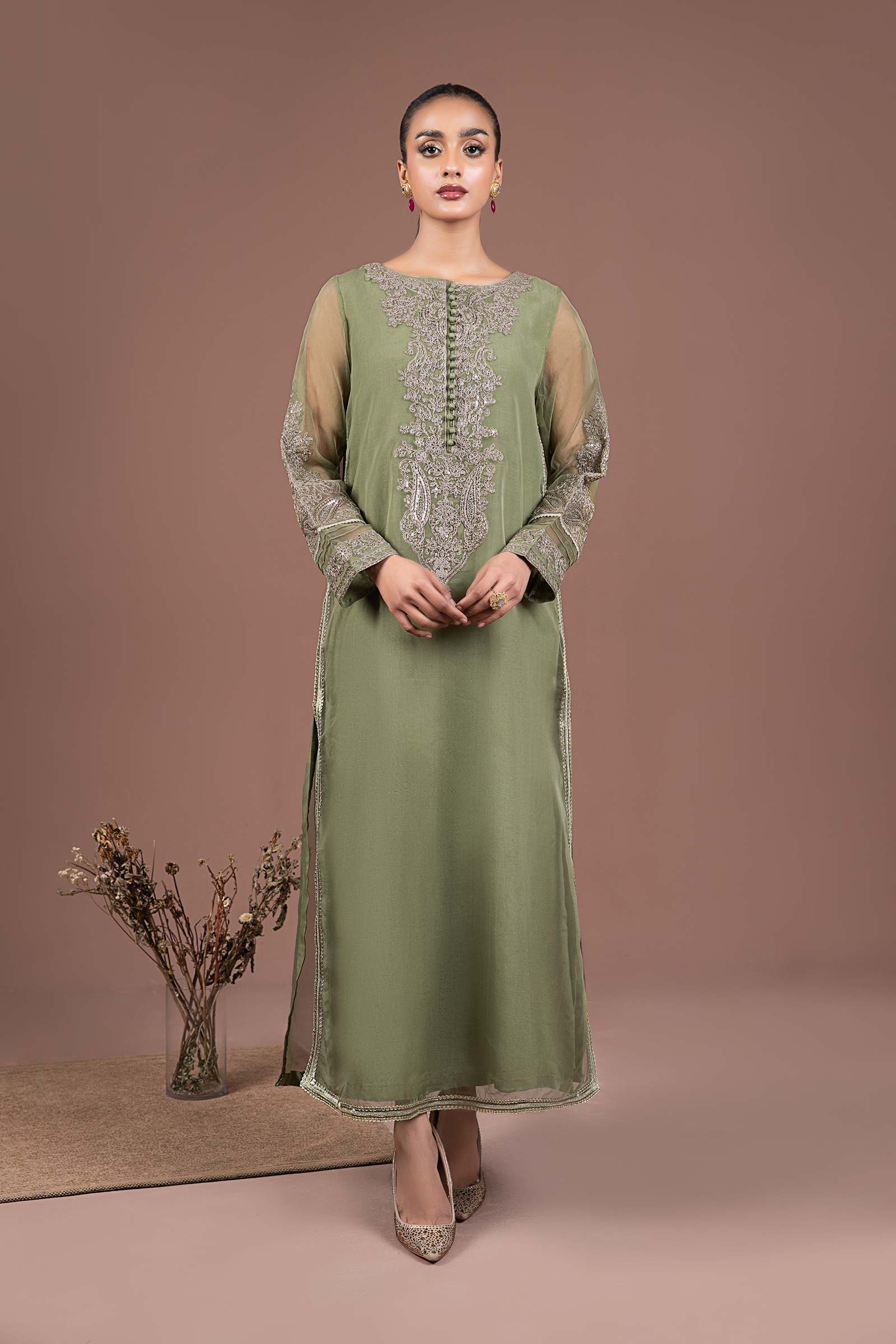 Maria B | Formal Wears | Organza Suit | SF-W24-70