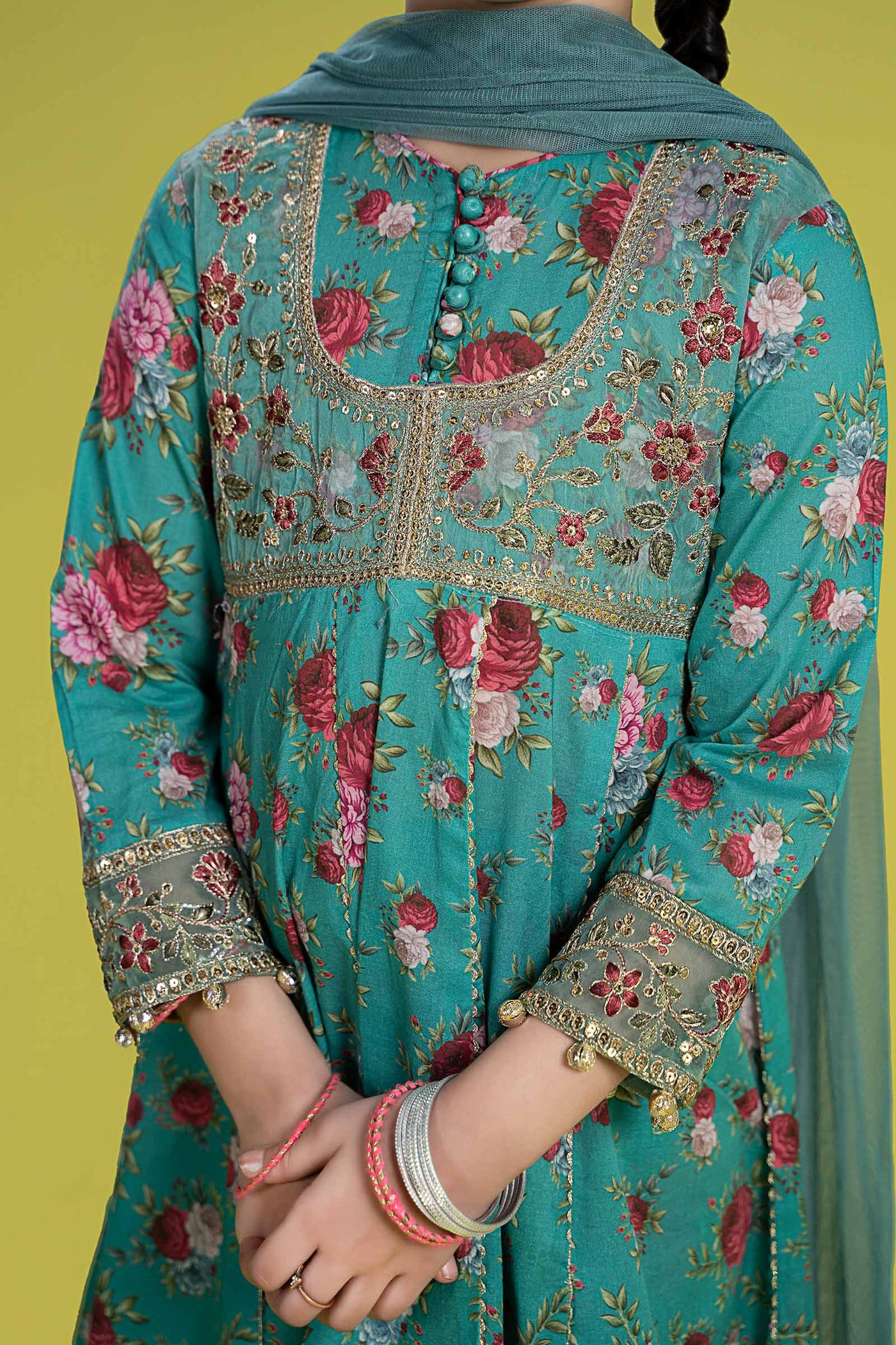 3 PIECE EMBROIDERED LAWN SUIT | MKD-EF24-32