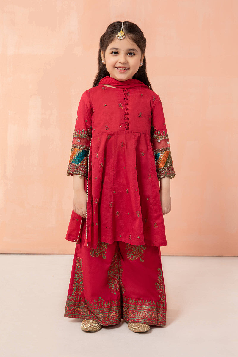 Meeral Pret Embroidered Lawn 2 Piece Suit COR-009