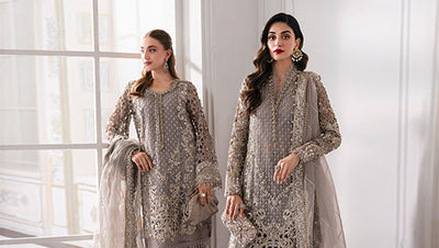 Celebrate every occasion with Maria.B.’ s Unstitched Mbroidered Edition’ 25