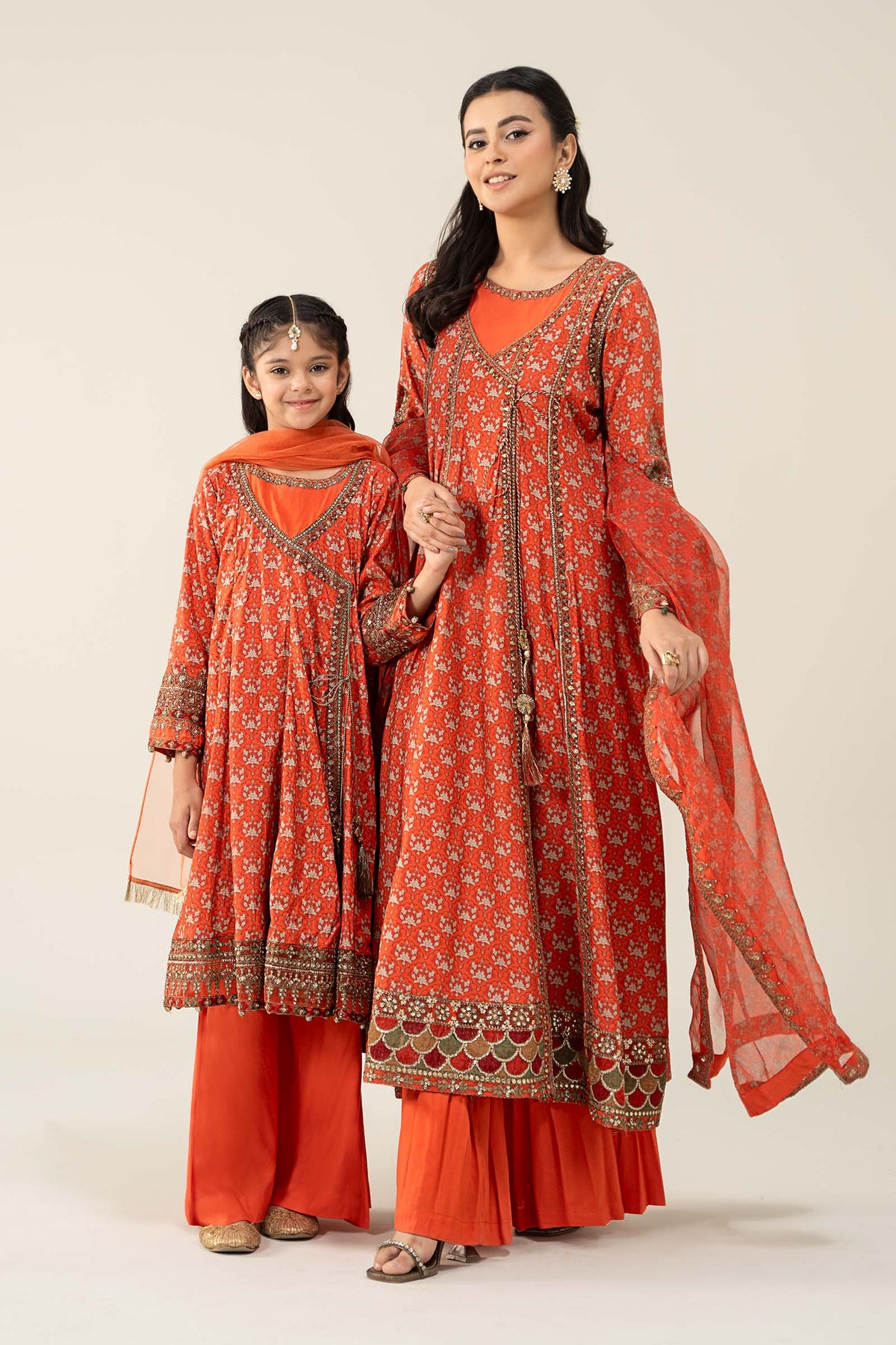 3 Piece Embroidered Linen Suit