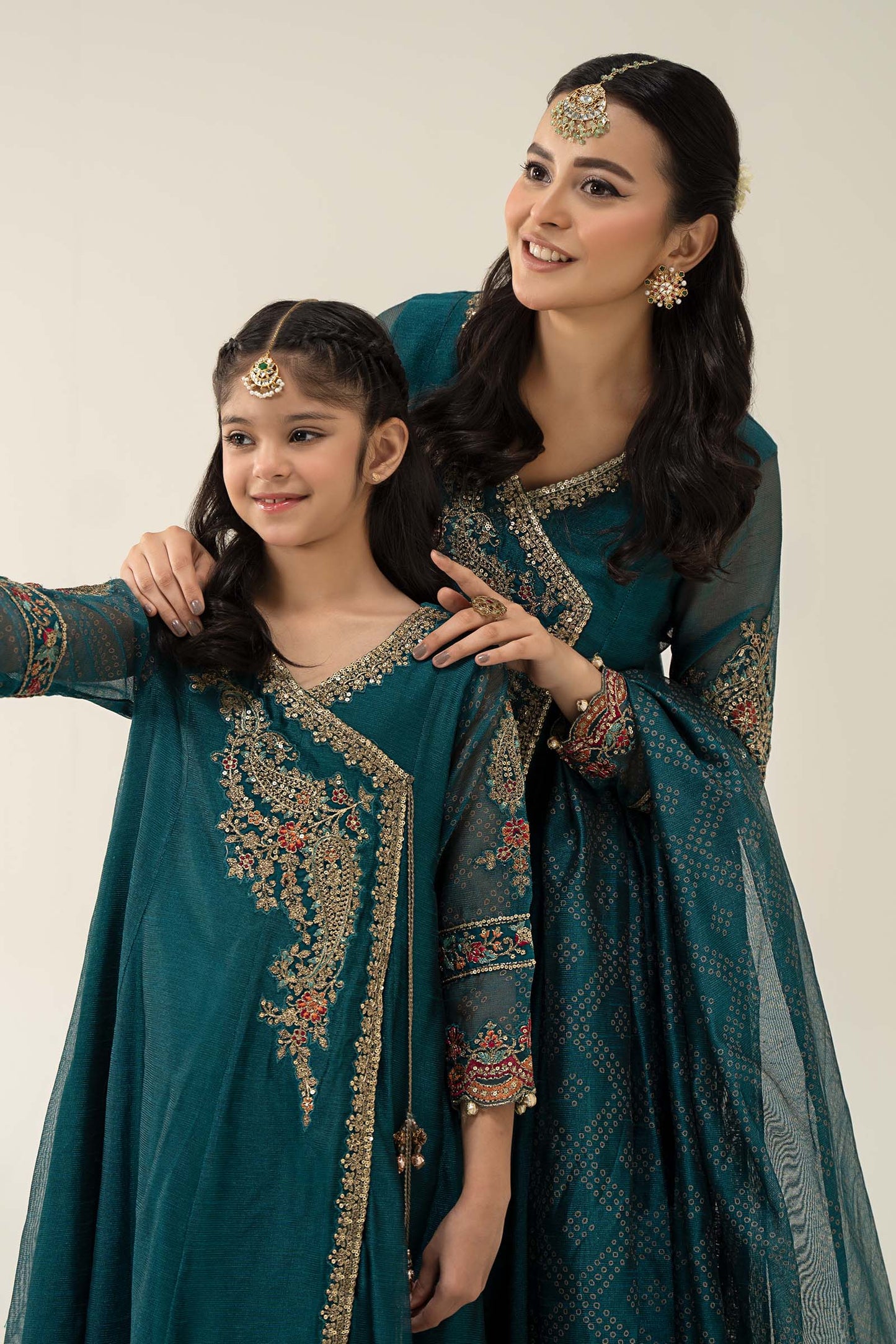 3 Piece Embroidered Paper Cotton Suit