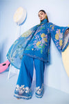 3 Pc Unstitched Embroidered Lawn Suit