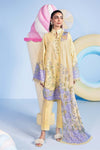 3 Pc Unstitched Embroidered Lawn Suit