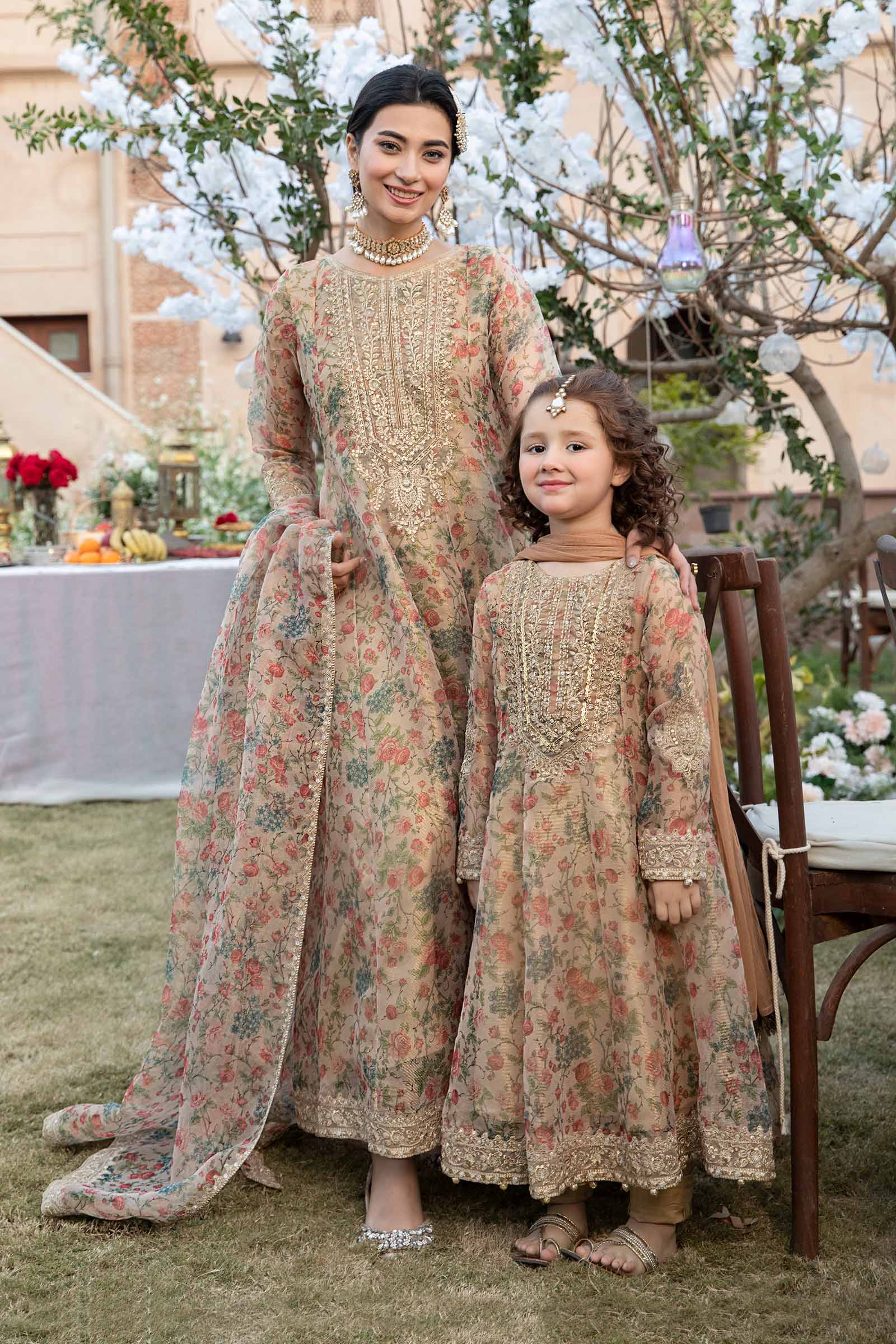 3 Piece Masoori Net Suit