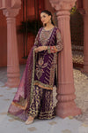 3 Piece Embroidered Organza Suit