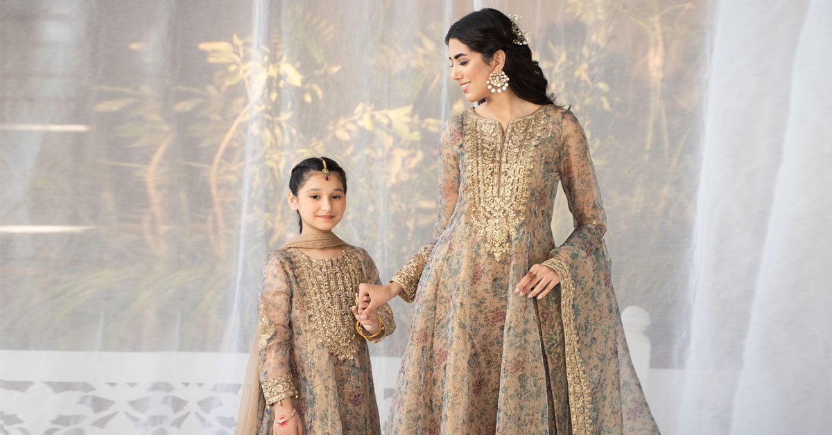 3 Piece Printed Organza Masoori Net Suit