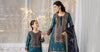 3 Piece Embroidered Raw Silk Suit