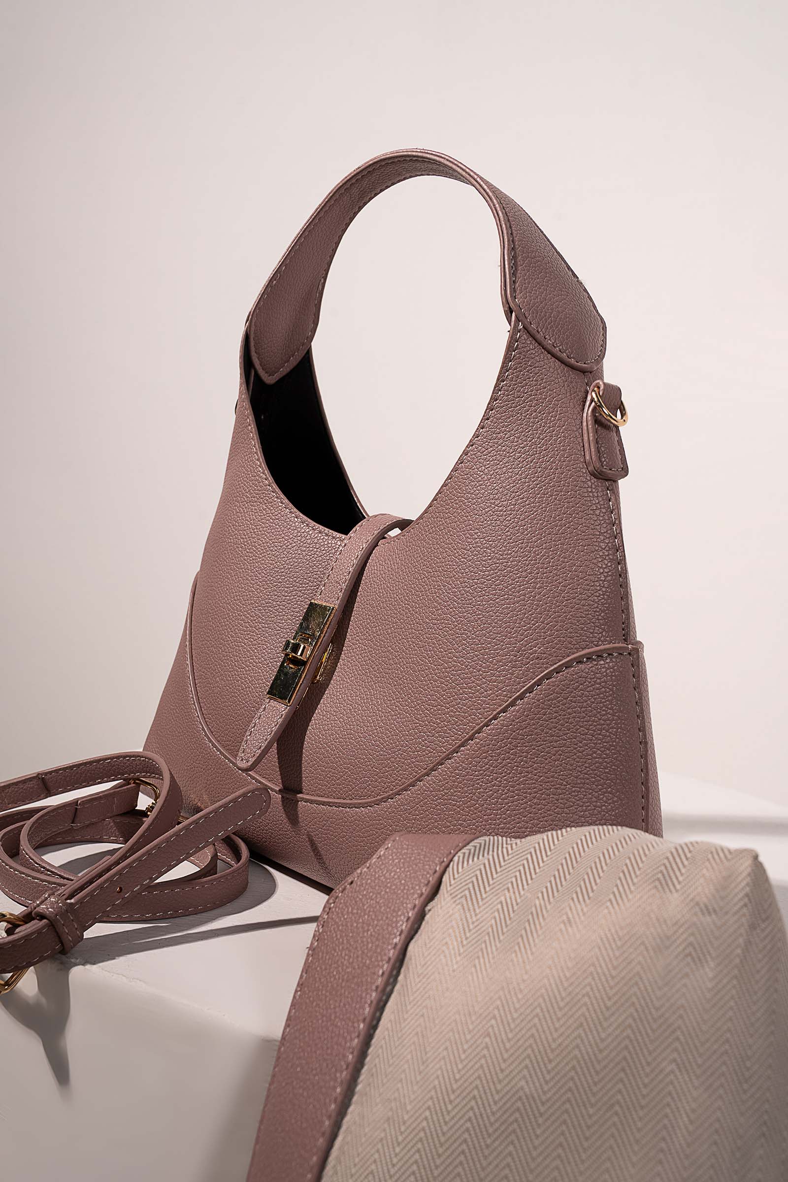 Belted Hobo Bag