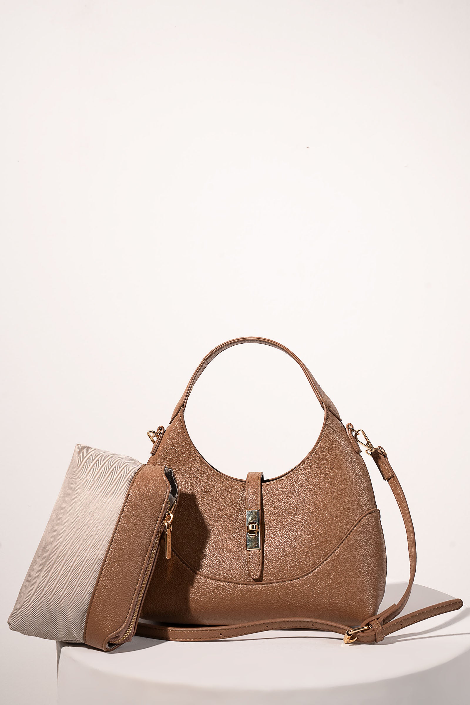 Belted Hobo Bag