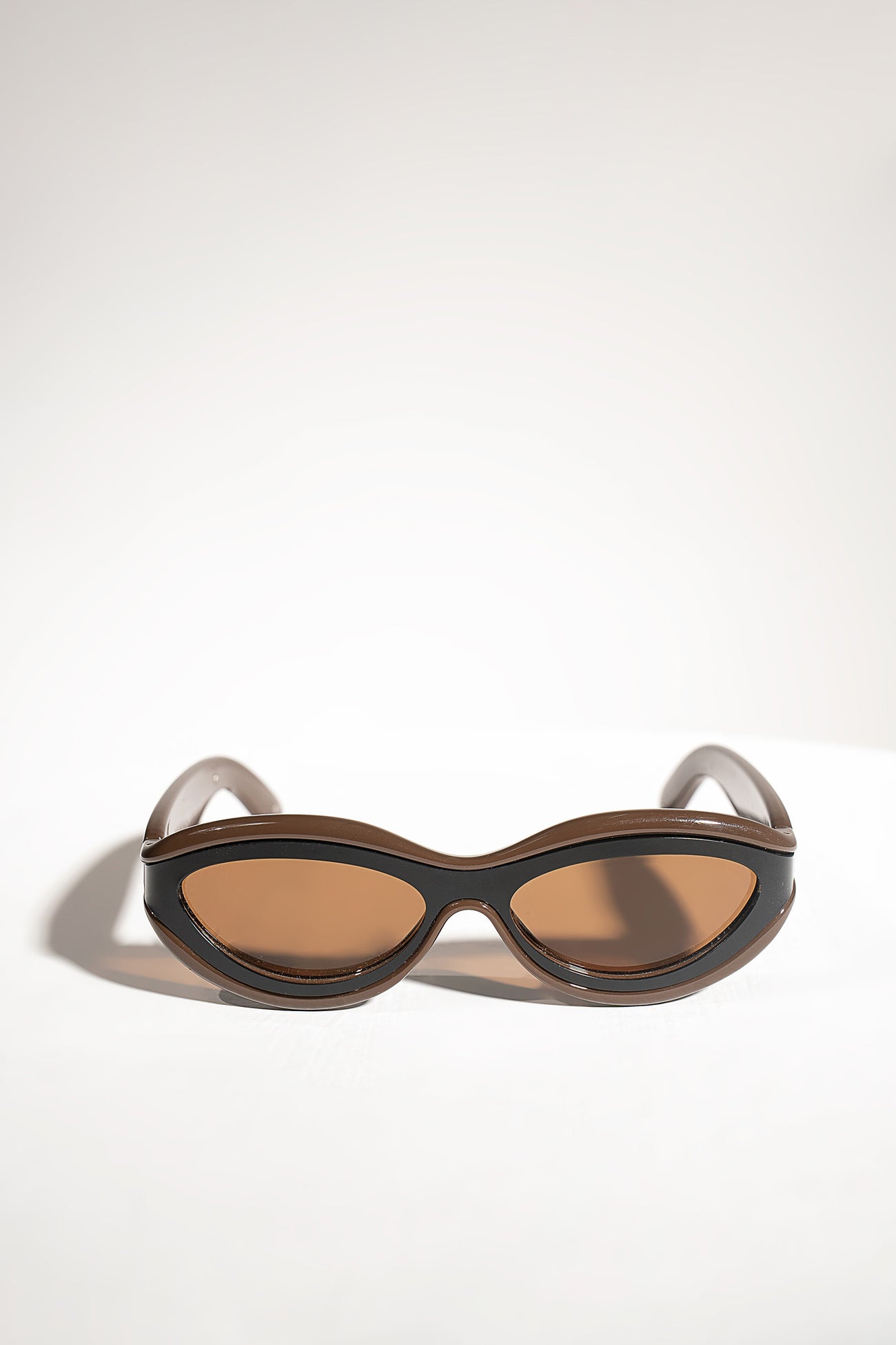 Two-Tone Cat Eye Sunglasses
