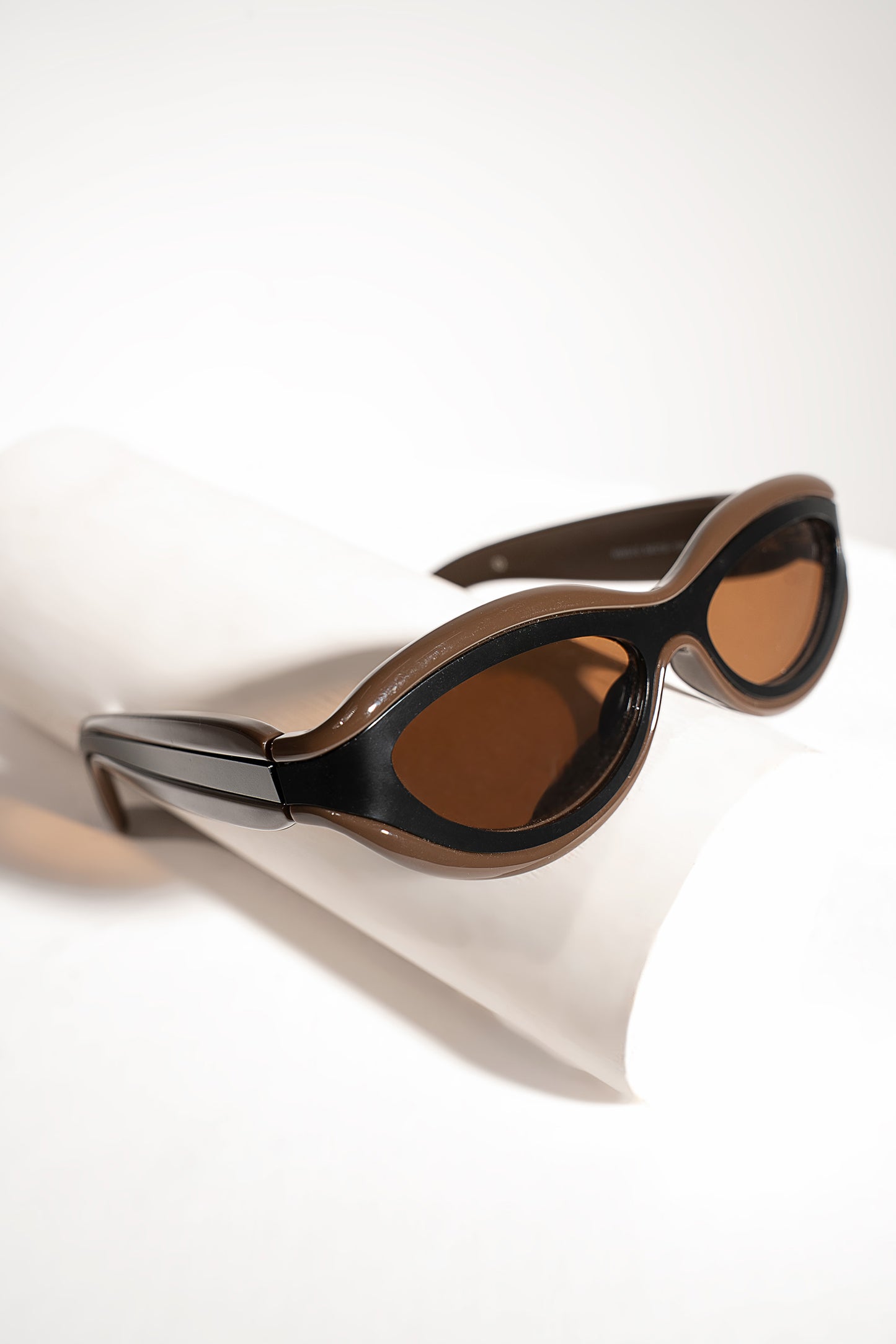 Two-Tone Cat Eye Sunglasses