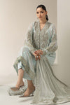 3 Piece Embroidered Chiffon Suit | BDS-3005