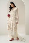 3 Piece Embroidered Chiffon Suit | BDS-3007