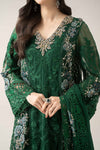 3 Piece Embroidered Chiffon Suit | BDS-3008
