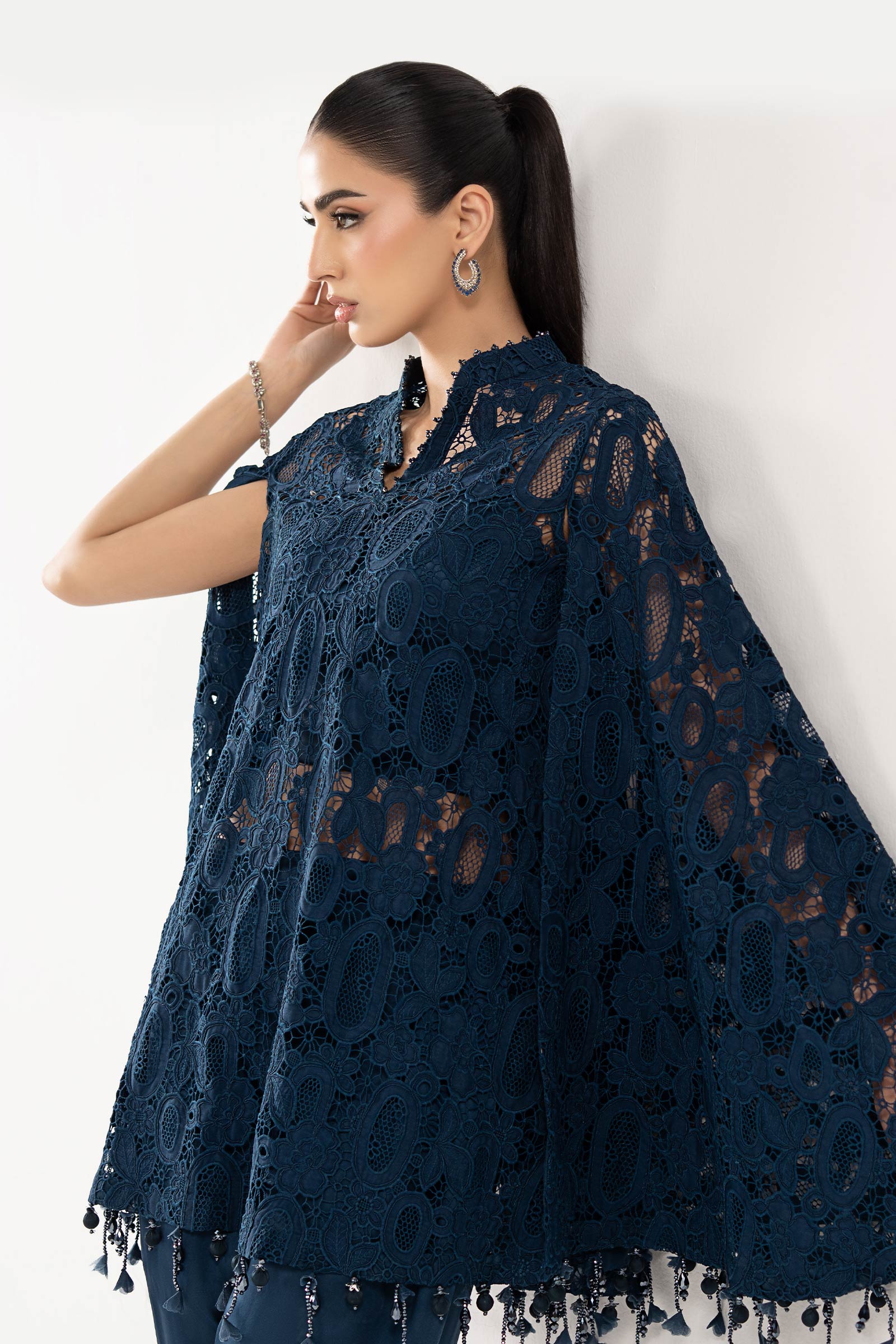 Embroidered Georgette Fabric (1Pc)