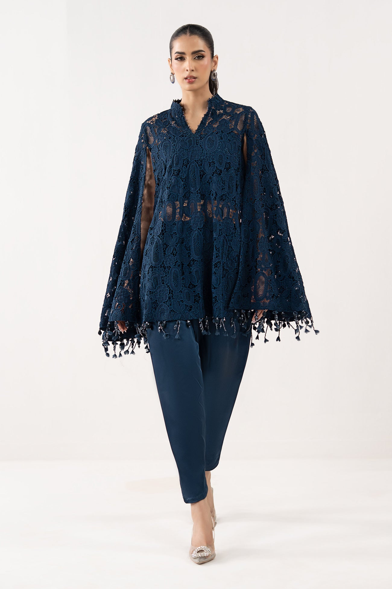 Embroidered Georgette Fabric (1Pc)