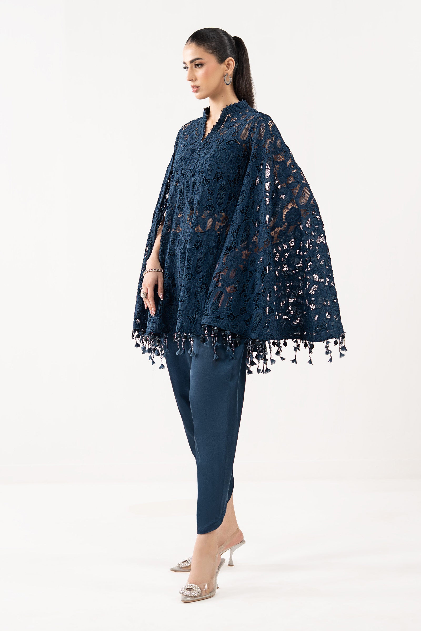 Embroidered Georgette Fabric (1Pc)