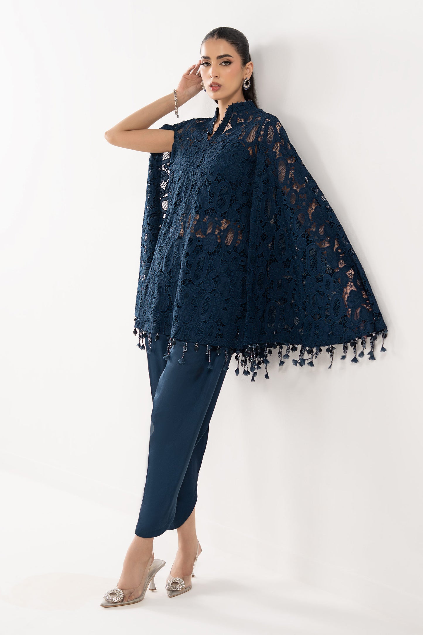 Embroidered Georgette Fabric (1Pc)