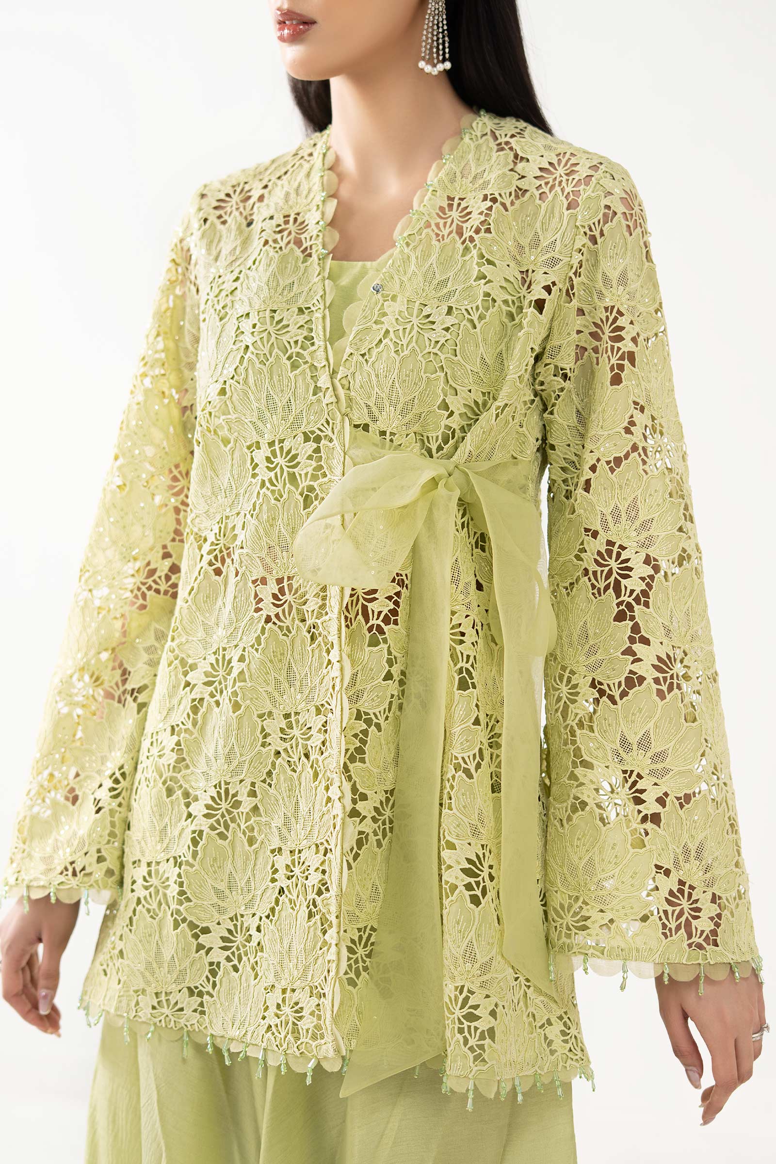 Embroidered Georgette Fabric (1Pc)