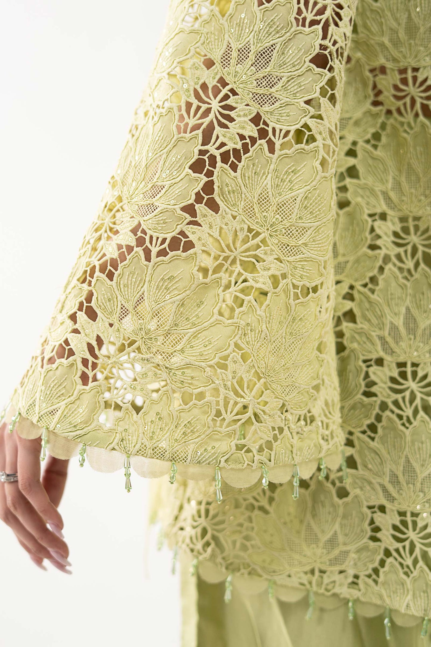 Embroidered Georgette Fabric (1Pc)