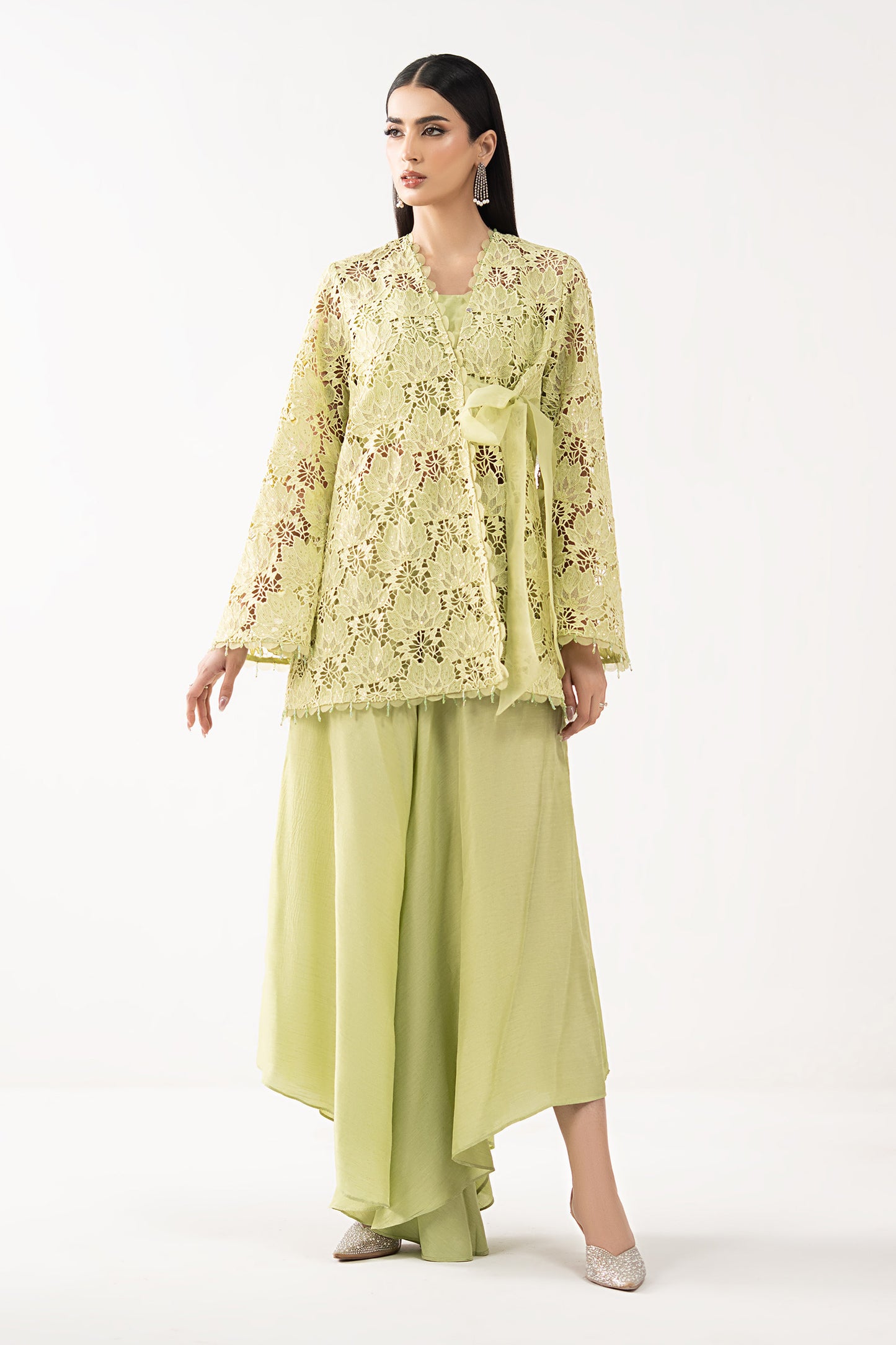 Embroidered Georgette Fabric (1Pc)