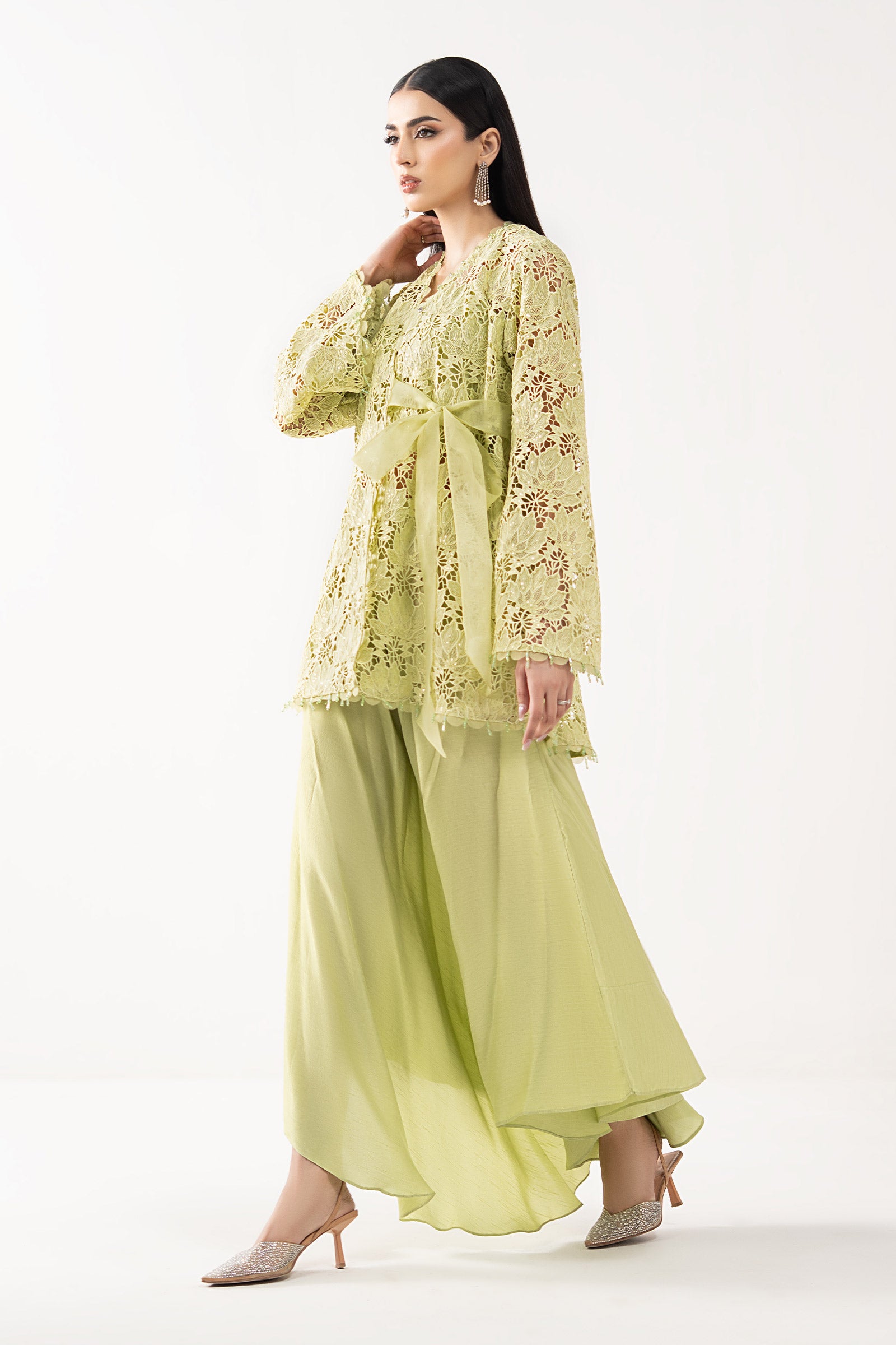 Embroidered Georgette Fabric (1Pc)