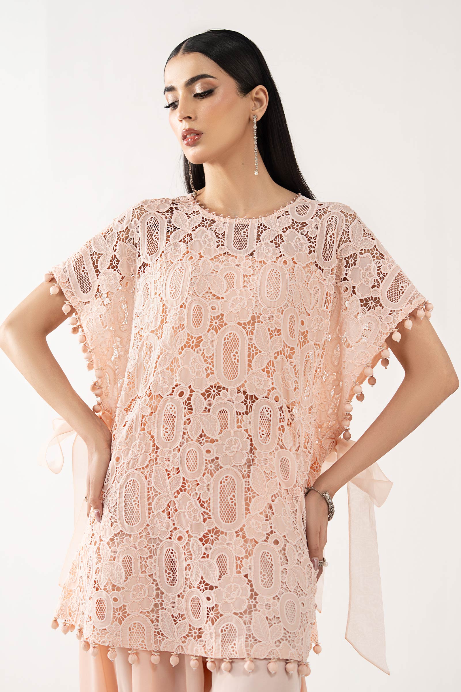 Embroidered Georgette Fabric (1Pc)