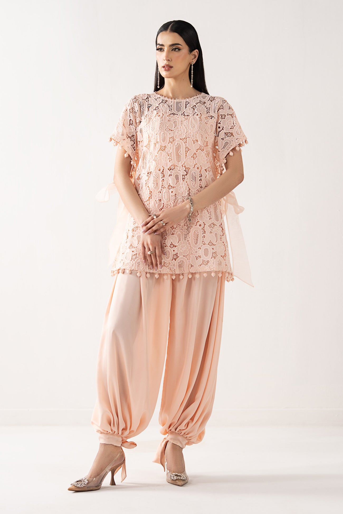 Embroidered Georgette Fabric (1Pc)