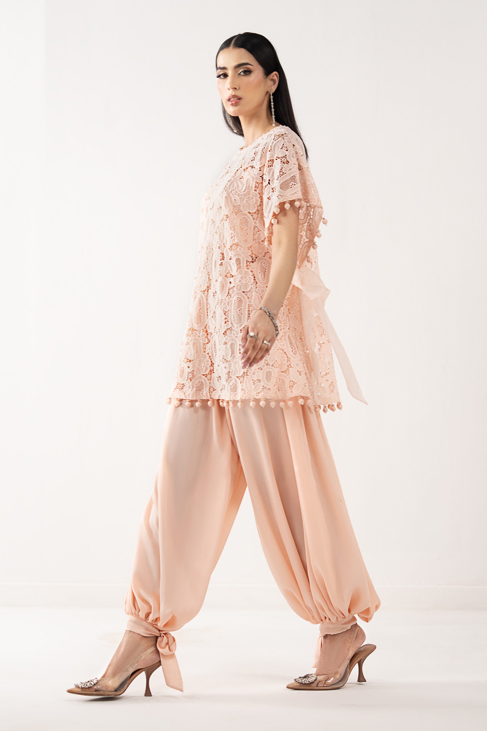 Embroidered Georgette Fabric (1Pc)