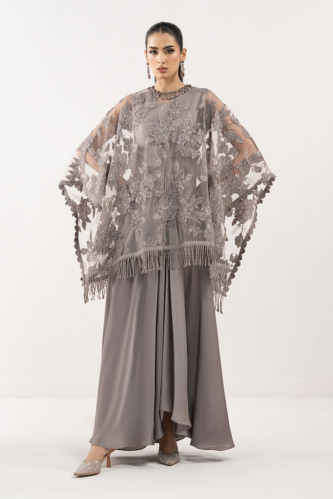 Maria B Embroidered Net Fabric (1Pc), view 1