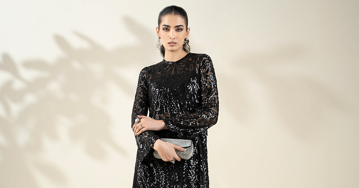 Embroidered Net Fabric (1Pc) | LF-CH25-10