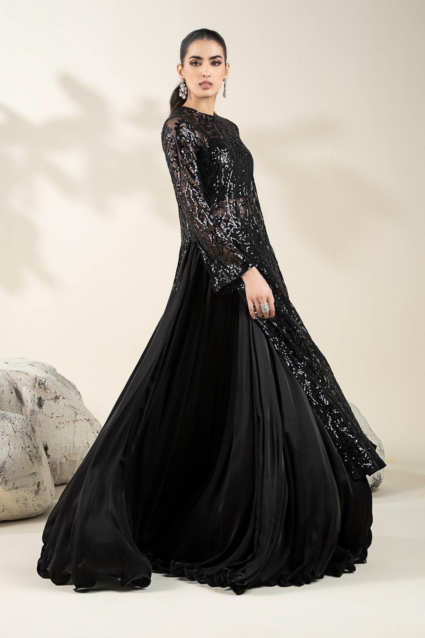 Embroidered Net Fabric (1Pc) | LF-CH25-10