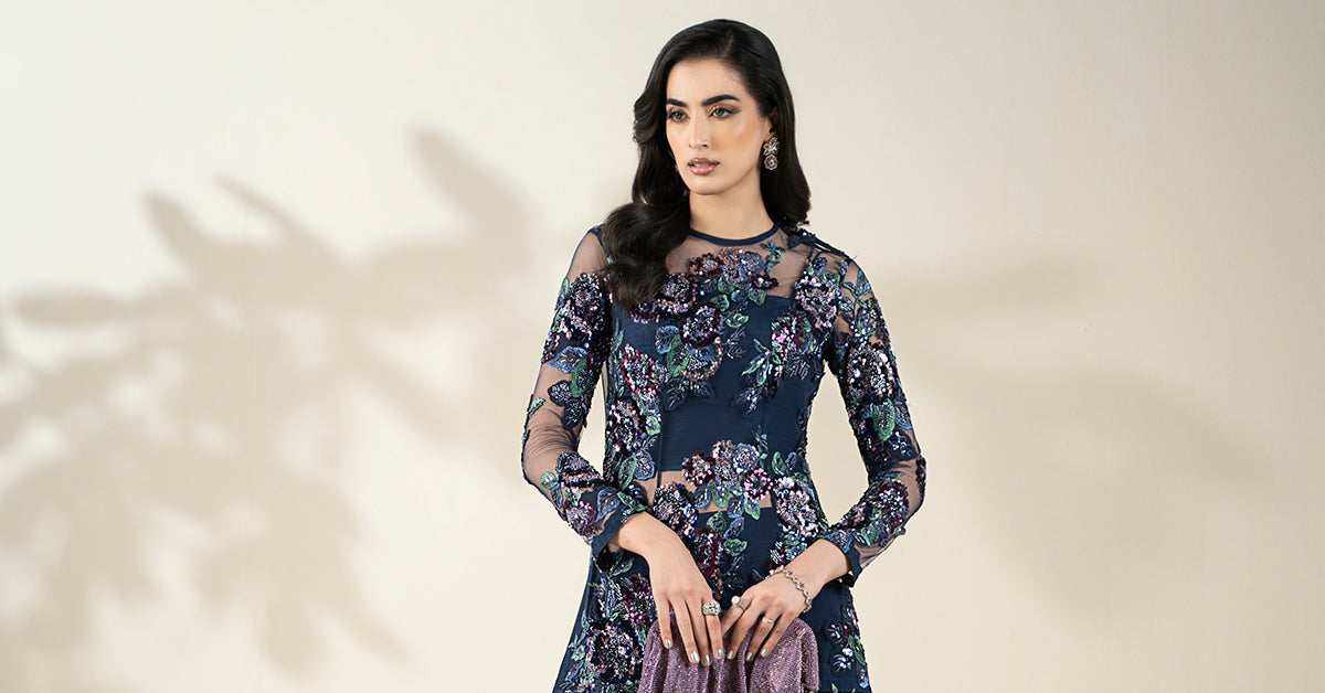 Embellished Net Fabric (1Pc) | LF-CH25-11