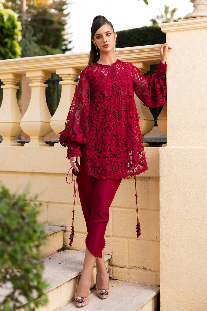 Maria B Embroidered Lace Fabric (1Pc), view 1