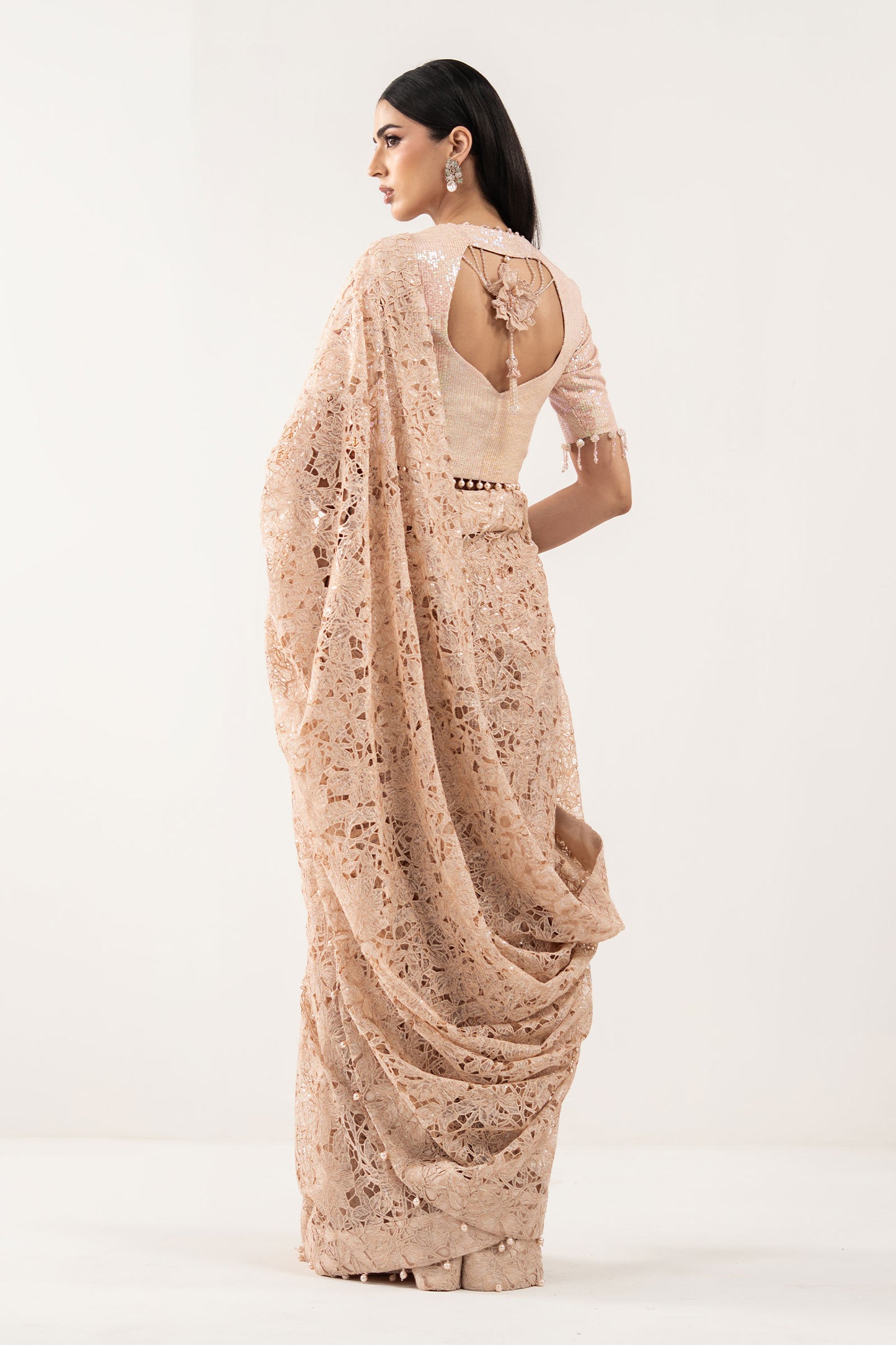 Embroidered Georgette Fabric (1Pc)