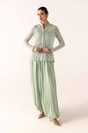 Embroidered Net Fabric (1Pc)