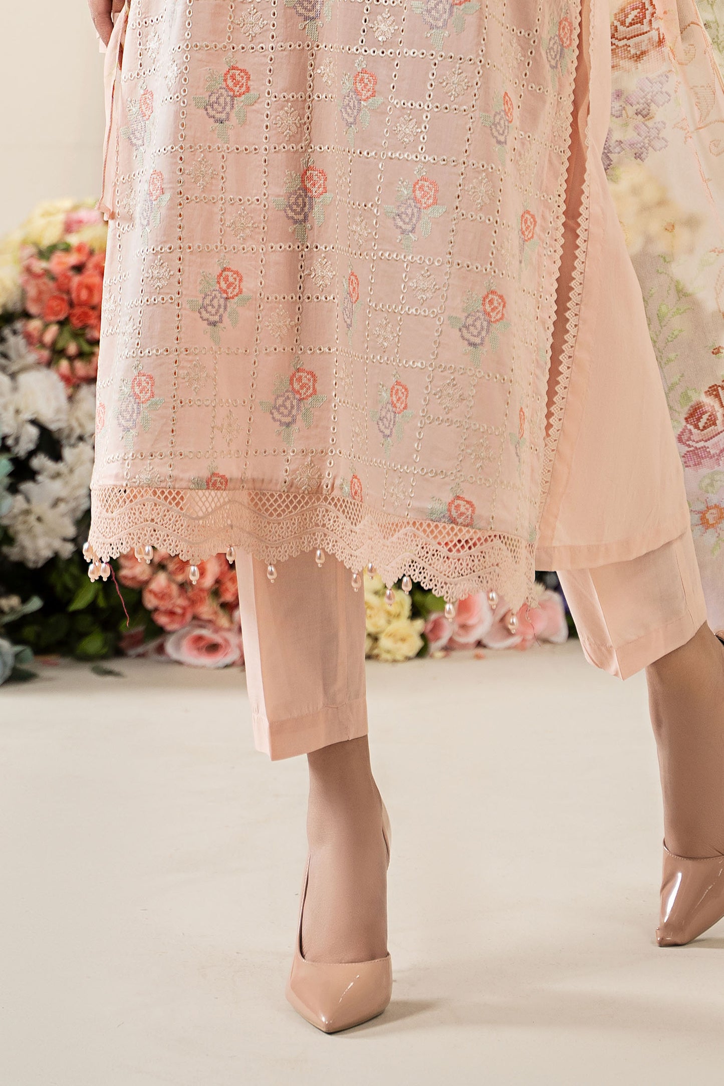 3 Piece Embroidered Lawn Suit | MPS-2601-A