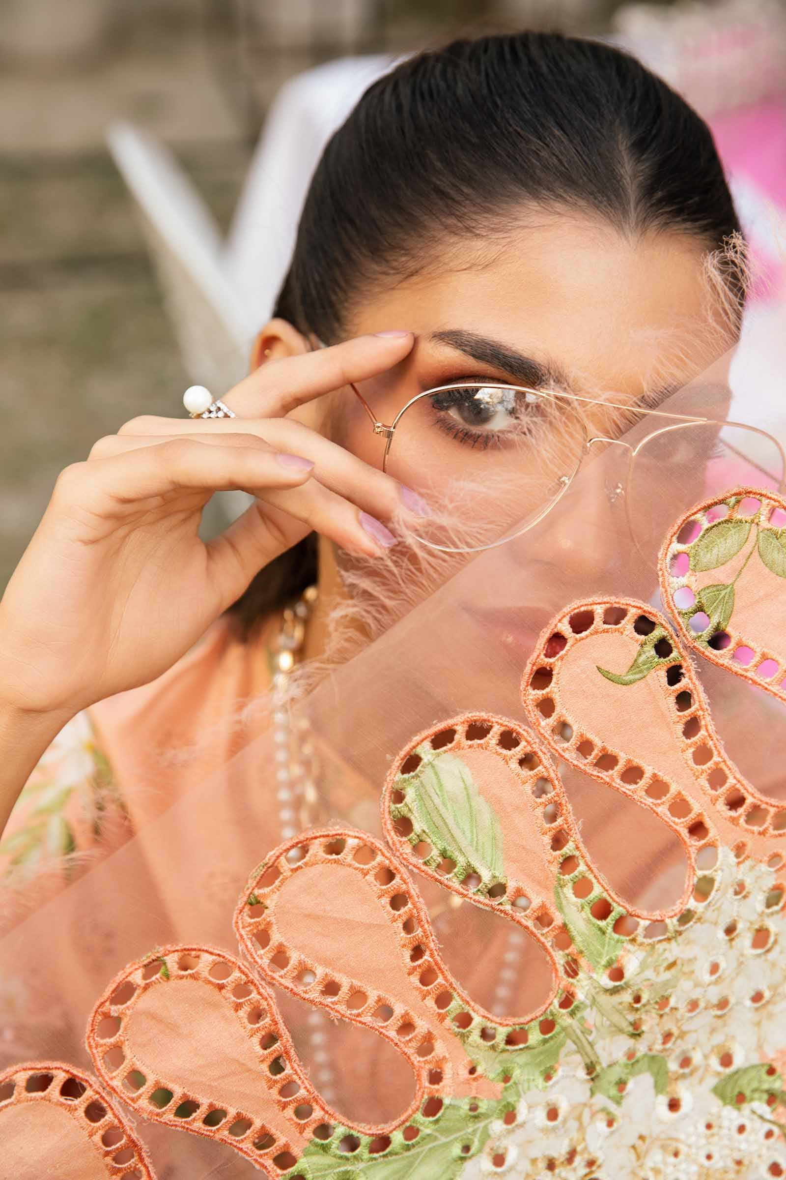 3 Piece Unstitched Embroidered Lawn Suit | MPT-2602-A