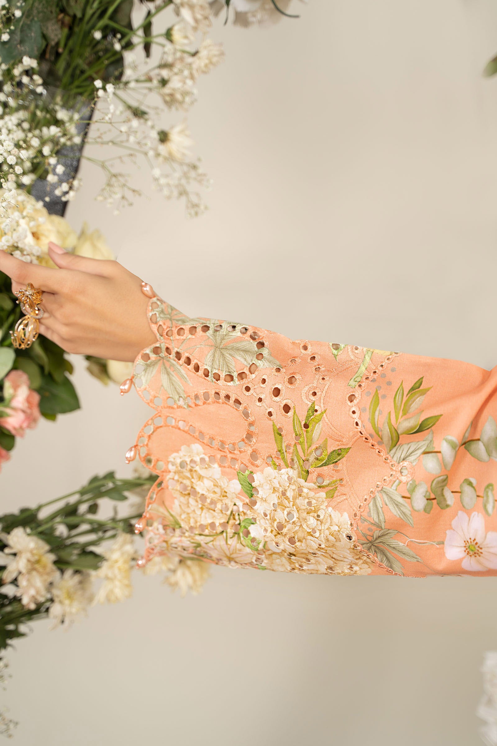 3 Piece Embroidered Lawn Suit | MPS-2602-A