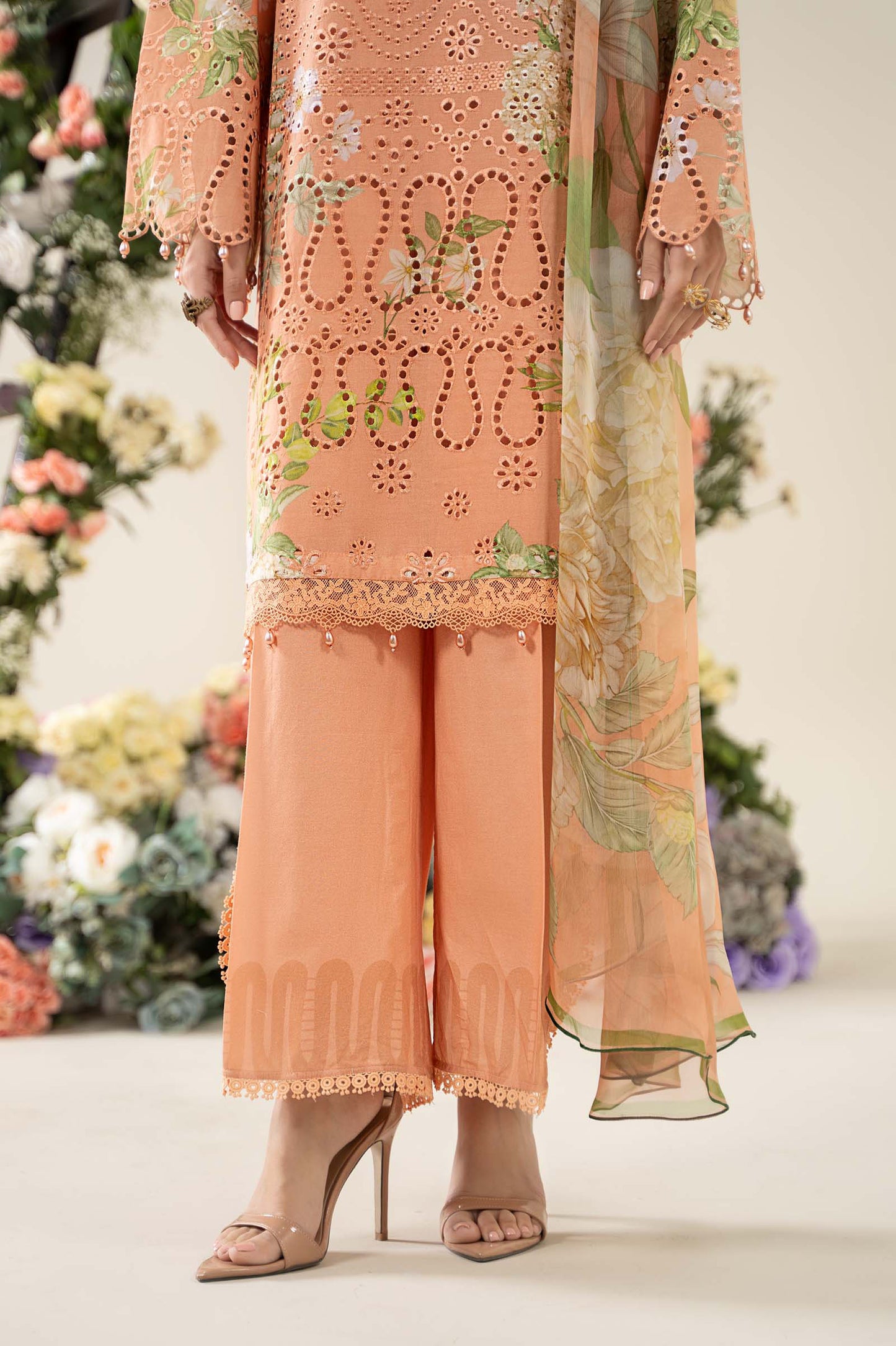 3 Piece Embroidered Lawn Suit | MPS-2602-A