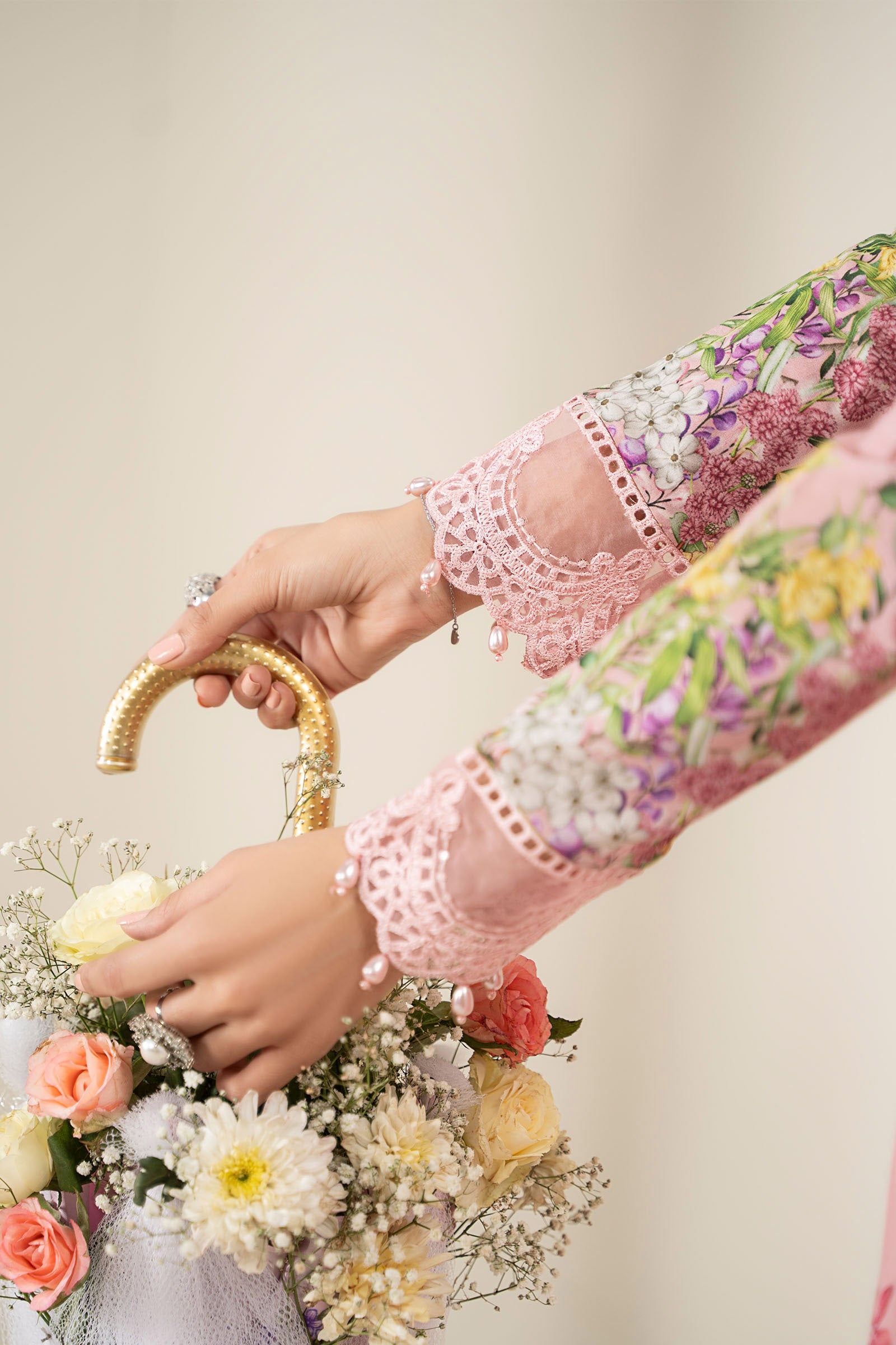 3 Piece Embroidered Lawn Suit | MPS-2603-B