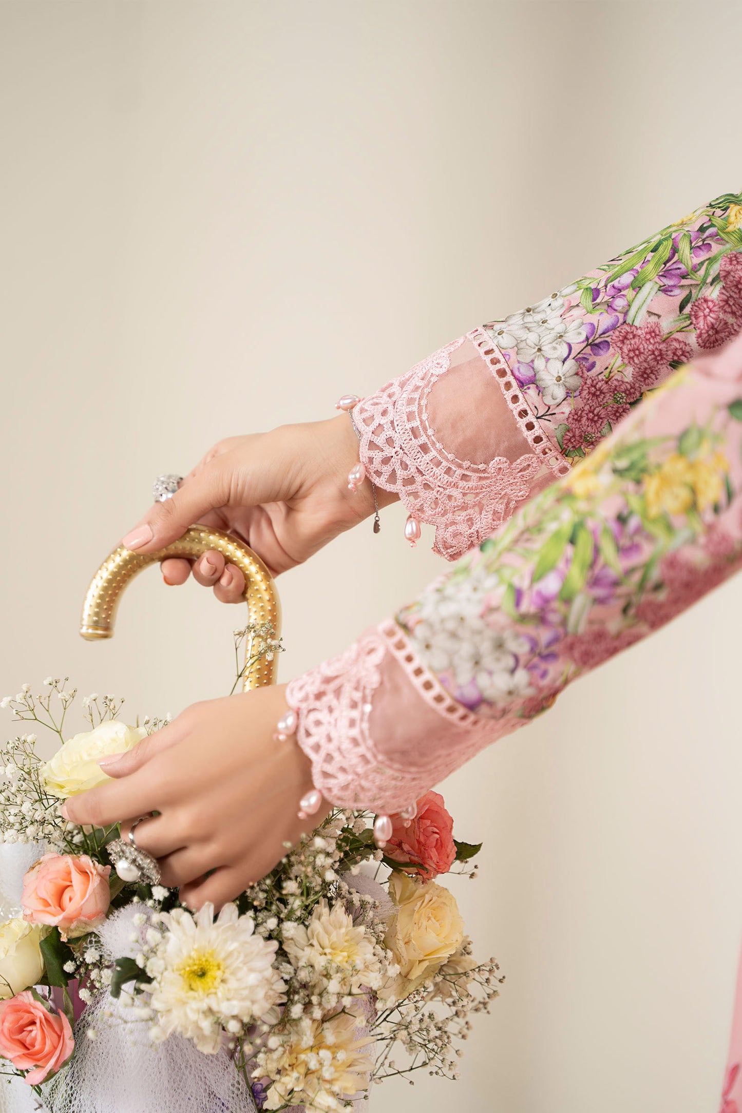 3 Piece Embroidered Lawn Suit | MPS-2603-B